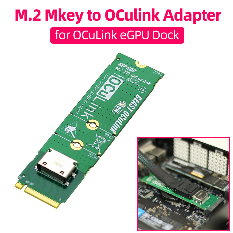 Oculink Egpu Mini Pc - Адаптер NVME M.2 M Key to