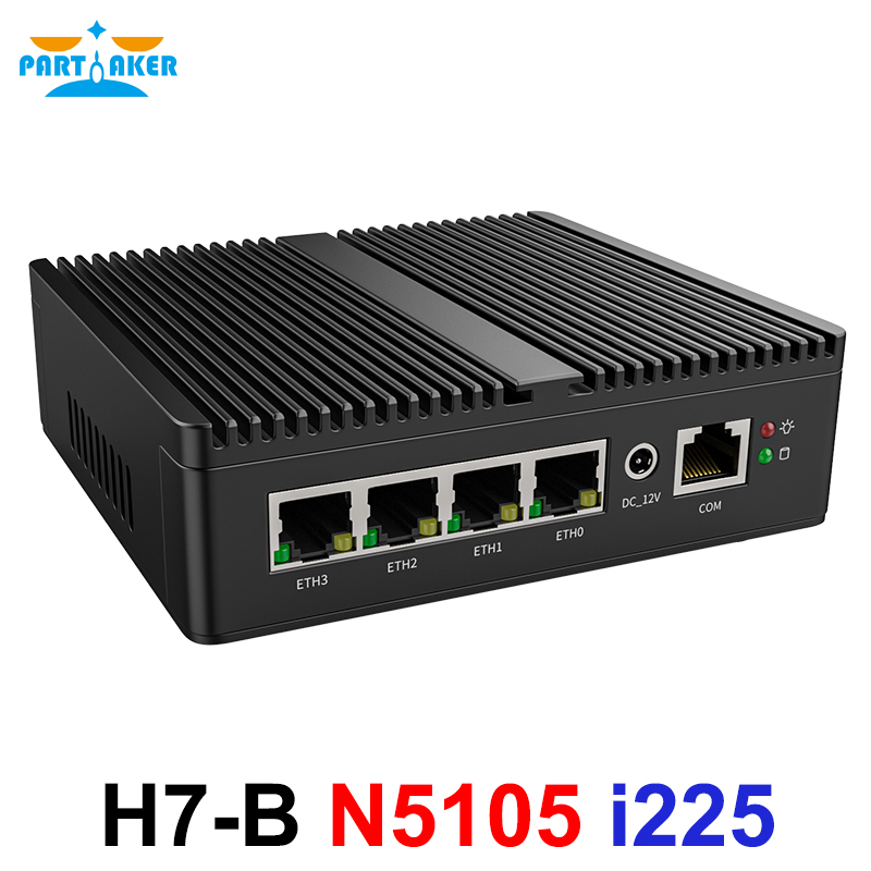 Мини-ПК Partaker N5105 N150 J4 – обзор и цена Pfsense Firewall Router 2.5G 4 I226