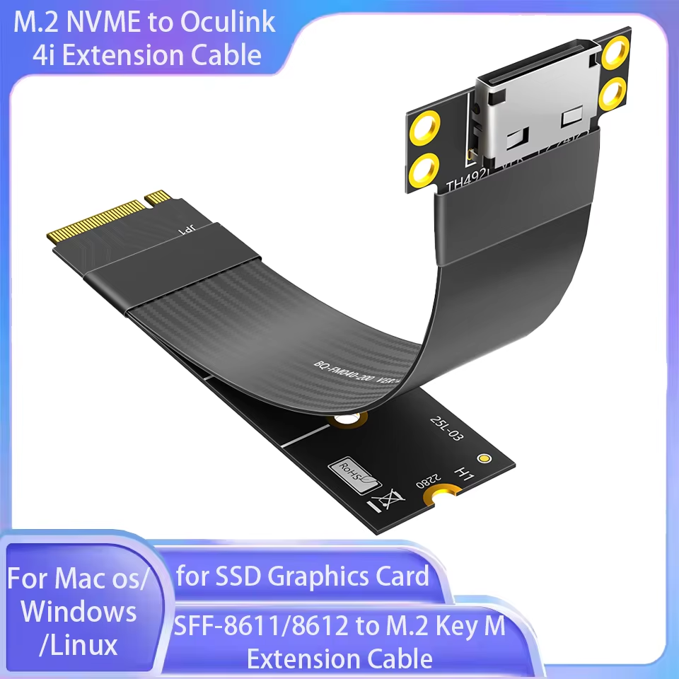 Кабель-удлинитель M.2 NVME на  – обзор и цена Oculink Egpu Mini Pc