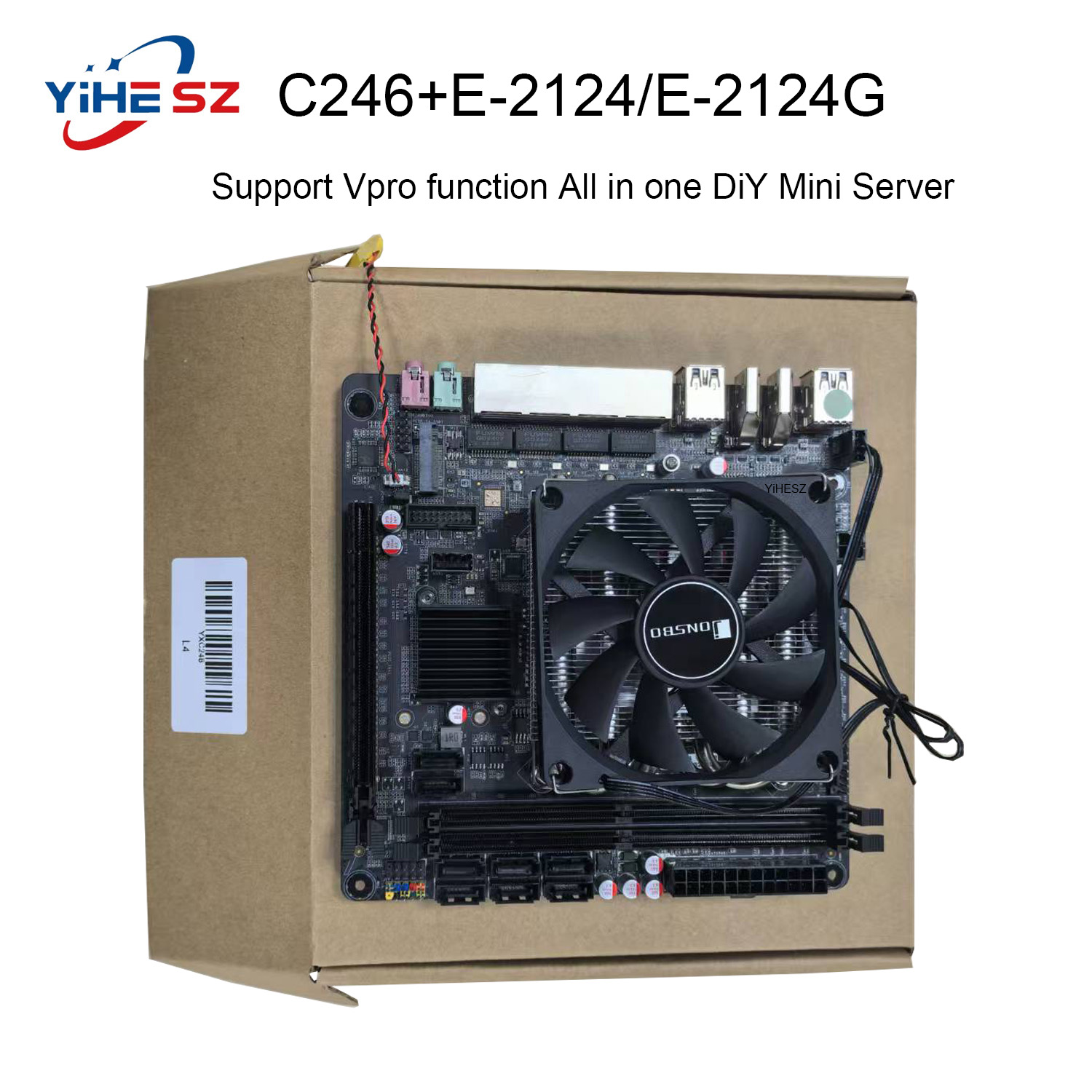 E-2124/2124G C246 Vpro NAS Мат – обзор и цена Nas Motherboard 8 Sata Mini Itx
